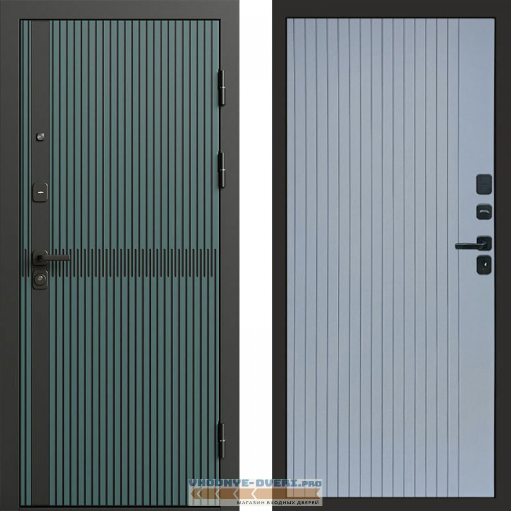 Termo Door ГРАУНД Velutto Verde Бетон Flat Grey Софт